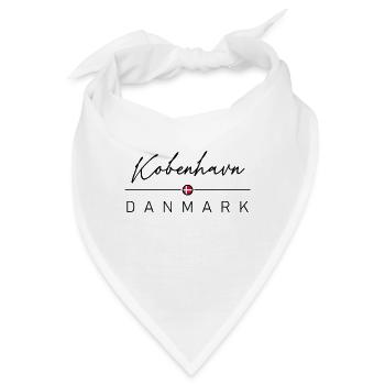 Dänemark - Kobenhavn - Danmark - Denmark - Bandana - Weiß - Vorne