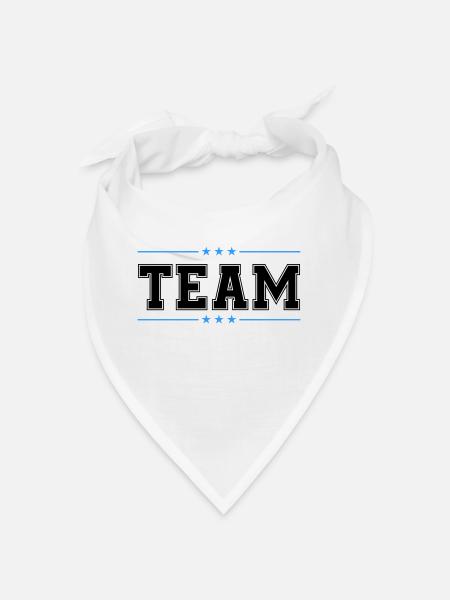 Team 02 - Bandana - white - Front