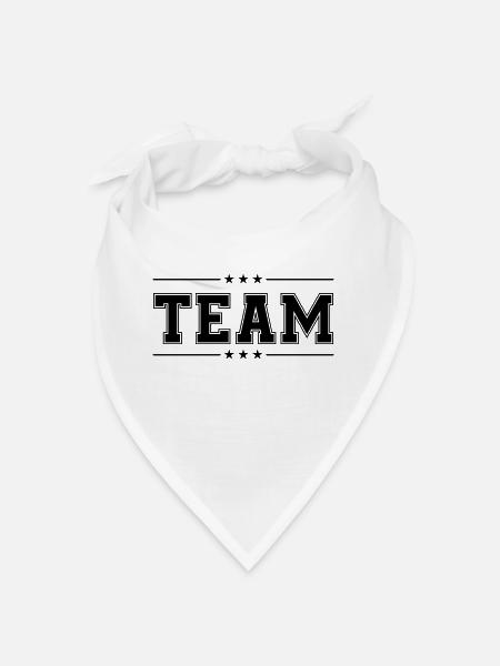 Team 01 - Bandana - white - Front