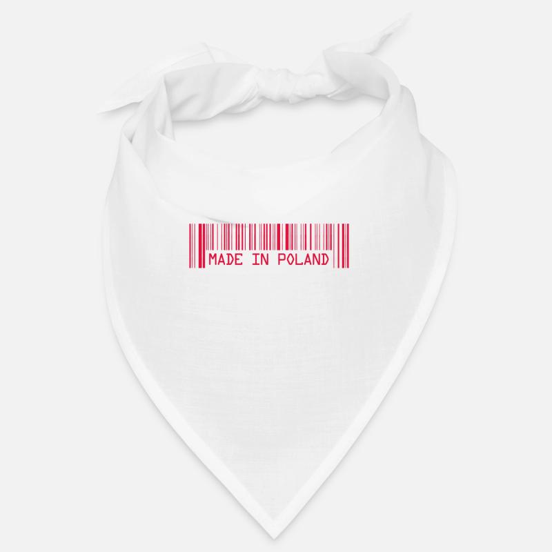 Fabriqué en Pologne - Pologne - Pologne - Code-barres - Dash Bandana