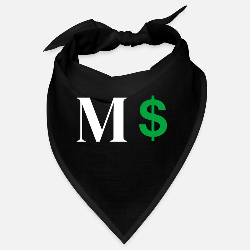 Buchstabe M Dollar Bandana