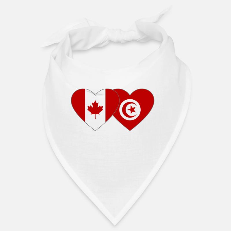 Drapeau du Canada et de la Tunisie Bandana