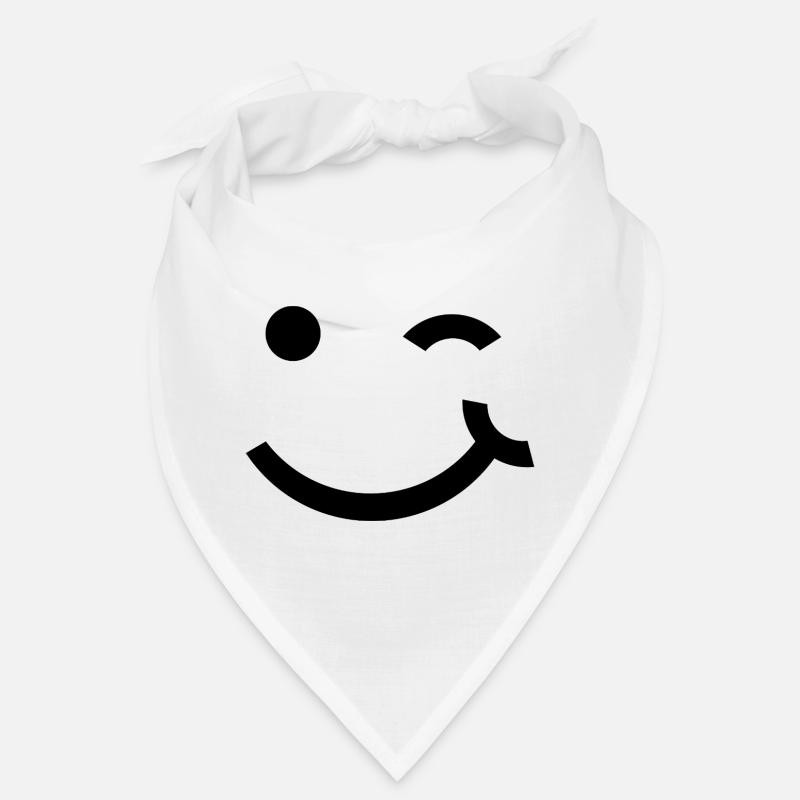 Clin d’œil, sourire clignant de l’œil Bandana