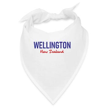 Wellington - New Zealand - Aotearoa - Kiwi - Maori - Bandana - Weiß - Vorne