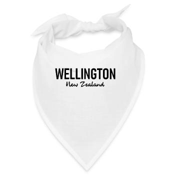 Wellington - New Zealand - Aotearoa - Kiwi - Maori - Bandana - Weiß - Vorne