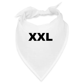 XXL - X-large - extra large - Bandana - Weiß - Vorne