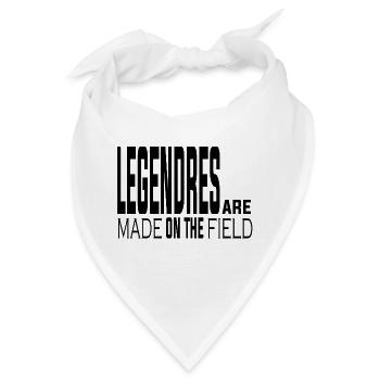 Legendres entstehen auf dem Spielfeld - Bandana - Weiß - Vorne