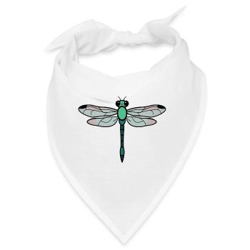 Libelle - Bandana - Weiß - Vorne