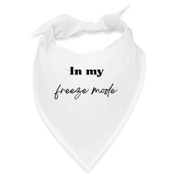 In meinem Freeze-Modus - Bandana - Weiß - Vorne