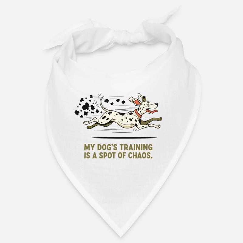 Das Training meines Hundes ist ein Fleckchen Chaos Bandana