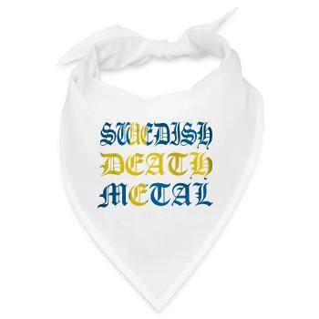 Schwedischer Tod - Bandana - Weiß - Vorne