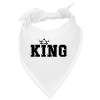 king - Bandana - Weiß - Vorne
