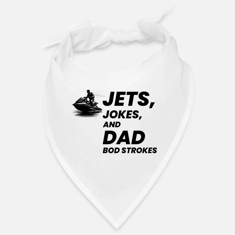 Funny Jet Ski Dad Bod Summer  Bandana