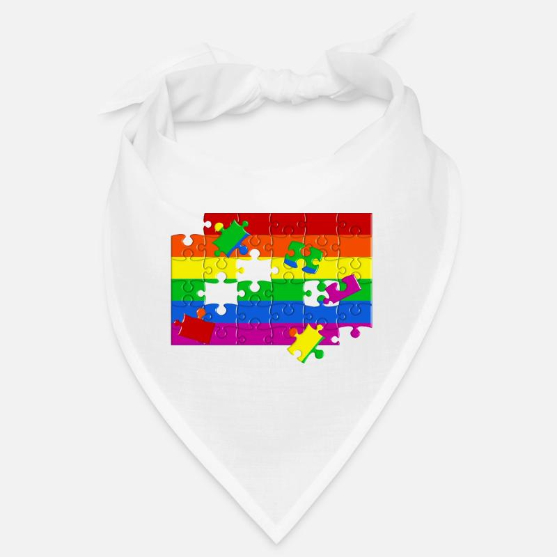 Puzzle drapeau LGTBQ+ Bandana