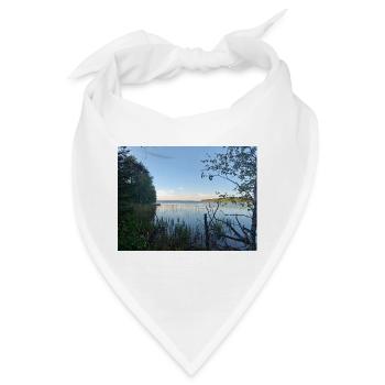 Die friedliche Seelandschaft der Küste - Bandana - Weiß - Vorne
