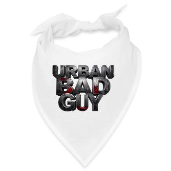 Bad Guy Urban – der Spieler - Bandana - Weiß - Vorne