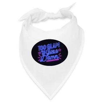 Neon Glamour Statement - Bandana - Weiß - Vorne