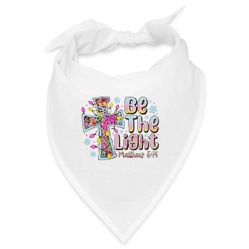 Sei das Lichtkreuz-Prisma - Bandana - Weiß - Vorne