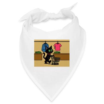 Meeko-Einkaufen - Bandana - Weiß - Vorne