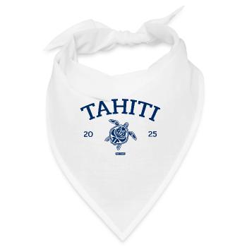 Tahiti - Turtle - French Polynesia - Schildkröte - Bandana - Weiß - Vorne