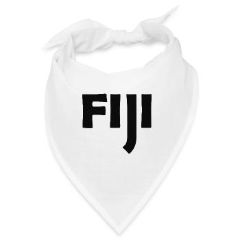 Fiji - Fidschi - Inseln - Pazifik - Südsee - Bandana - Weiß - Vorne