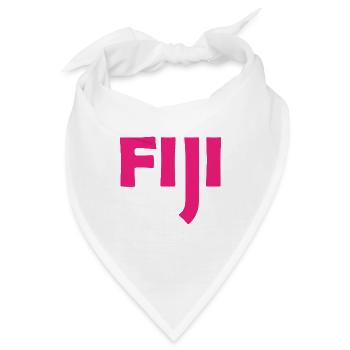Fiji - Fidschi - Inseln - Pazifik - Südsee - Bandana - Weiß - Vorne