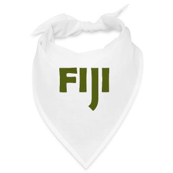 Fiji - Fidschi - Inseln - Pazifik - Südsee - Bandana - Weiß - Vorne