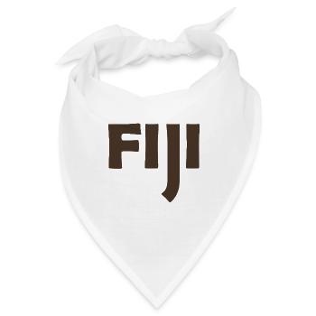 Fiji - Fidschi - Inseln - Pazifik - Südsee - Bandana - Weiß - Vorne