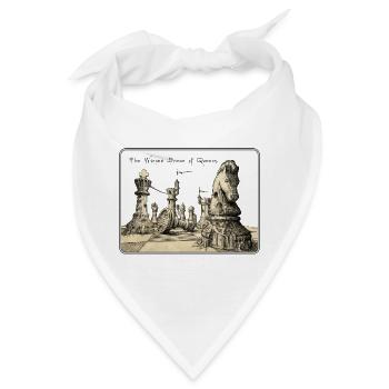 Geflügelter Traum der Königinnen - Bandana - Weiß - Vorne