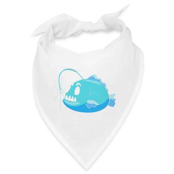 Anglerfisch - Bandana - Weiß - Vorne