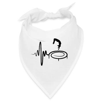 Trampolinspringen Kind - Bandana - Weiß - Vorne