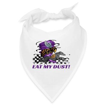 EAT_MY_DUST_BEE - Bandana - Weiß - Vorne