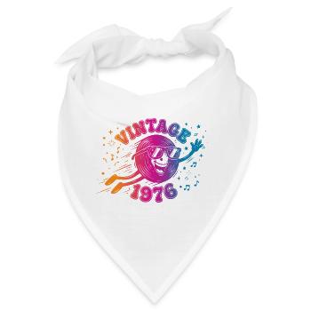 Vintage 1976 - Bandana - Weiß - Vorne