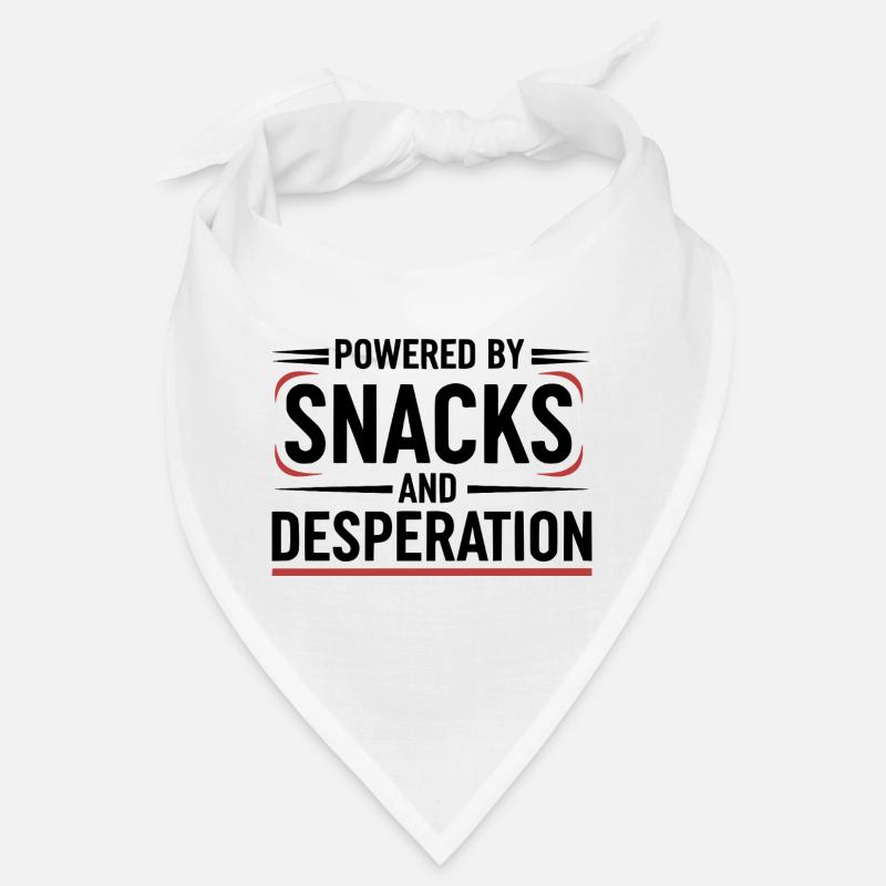 Powered By Snacks and Desperation Bandana