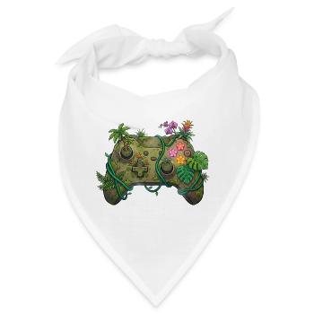 Jungle Controller – Gaming-Aufkleber - Bandana - Weiß - Vorne