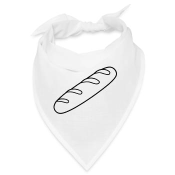 Zauberstab - Bandana - Weiß - Vorne
