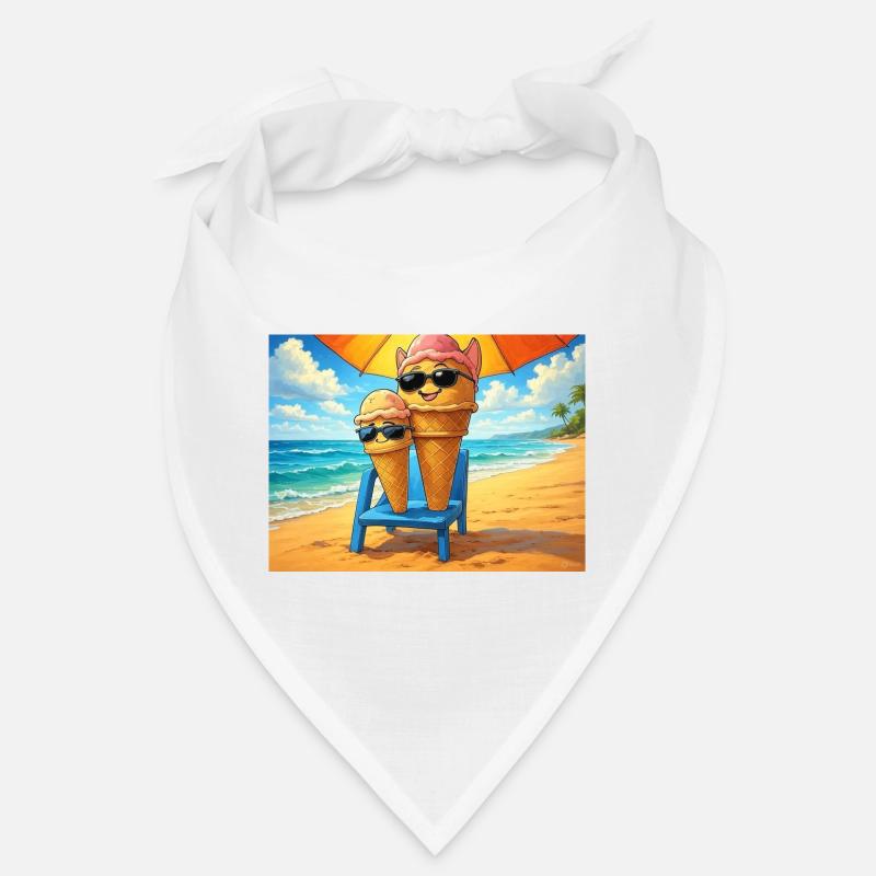 Eiscreme im Sommer Bandana