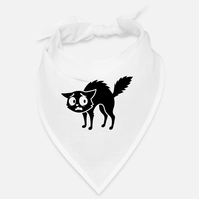 Frightened cat Bandana
