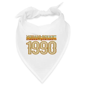 Originales Vintage-Abzeichen der 1930er Jahre - Bandana - Weiß - Vorne