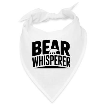 Bärenflüsterer - Bandana - Weiß - Vorne