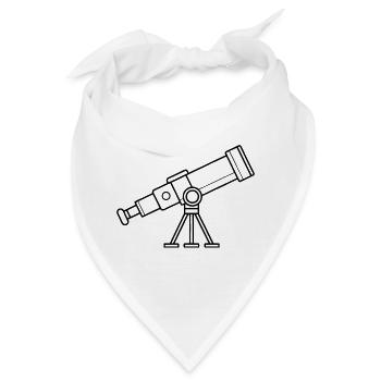 Teleskop - Bandana - Weiß - Vorne