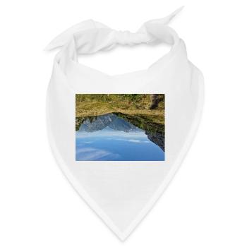Alpine Panorama - Bandana - Weiß - Vorne