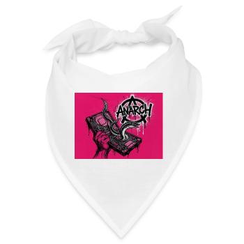 Anarchischer Aal entspringt einer Festplatte - Bandana - Weiß - Vorne