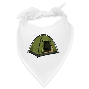 zelt - Bandana - Weiß - Vorne