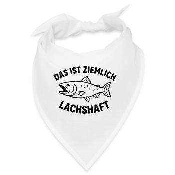  Das Ist Ziemlich Lachshaft Lachs Angeln Humor - Bandana - Weiß - Vorne