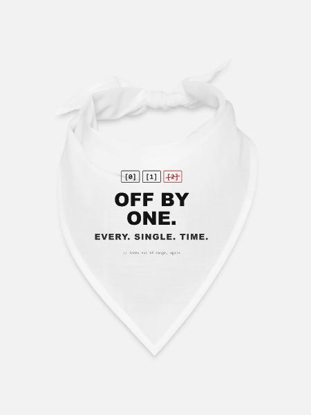 Off By One - Bandana - Weiß
