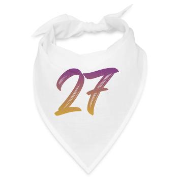 27 - Bandana - Weiß - Vorne