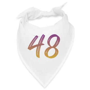 48 - Bandana - Weiß - Vorne