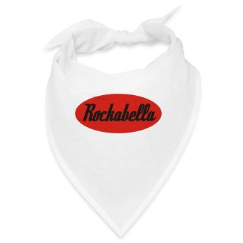 Rockabella Rockabilly Psychobilly Rock and Roll - Bandana - Weiß - Vorne