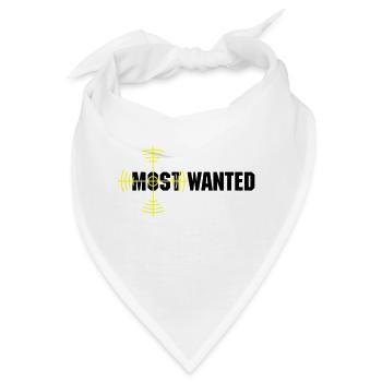 most wanted - Bandana - Weiß - Vorne